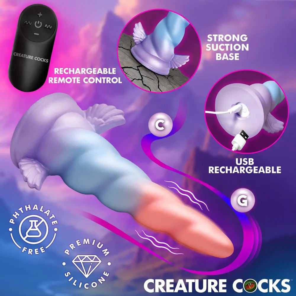 Deluxe Dream Rider Vibrating Pegasus Dildo Zodiac Academy  Pegasus Dildo