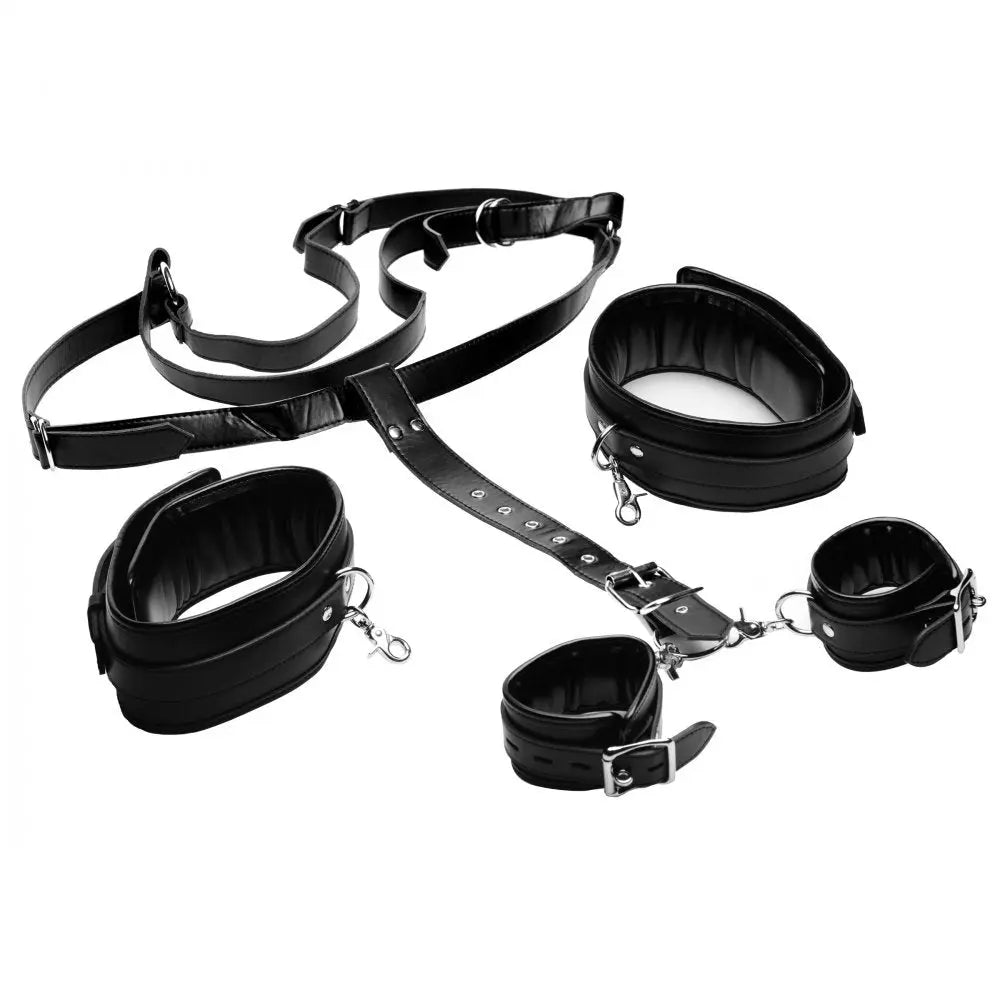 Deluxe Thigh Sling With Wrist Cuffs  Restraints and Cuffs