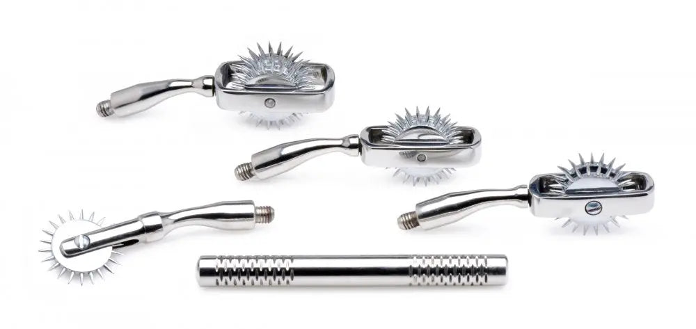 Deluxe Wartenberg Wheel Set with Travel Case - BDSM Sensory Toys  Medical