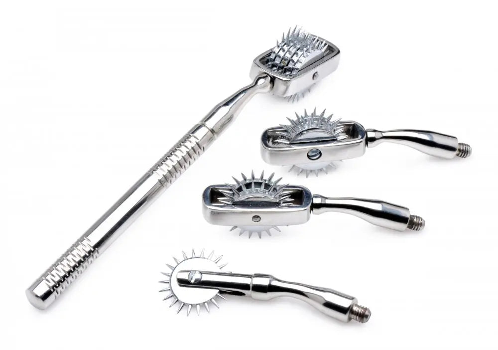 Deluxe Wartenberg Wheel Set with Travel Case - BDSM Sensory Toys  Medical