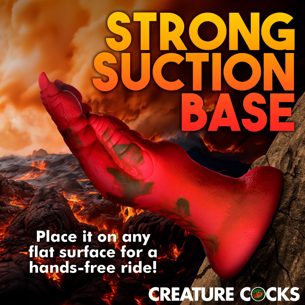 Demon Dildo Fantasy Dildos Suction Cup Demon Claw Fisting Dildo Red Silicone  Anal