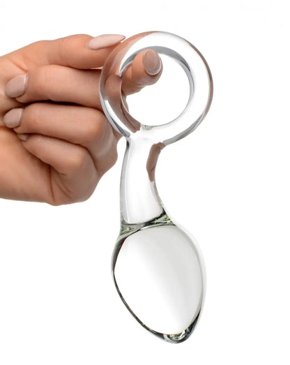 Devi Glass Butt Plug Sex Toy - Body Safe Wide Base Anal Plug  Glass Anal Plug Sex Toy