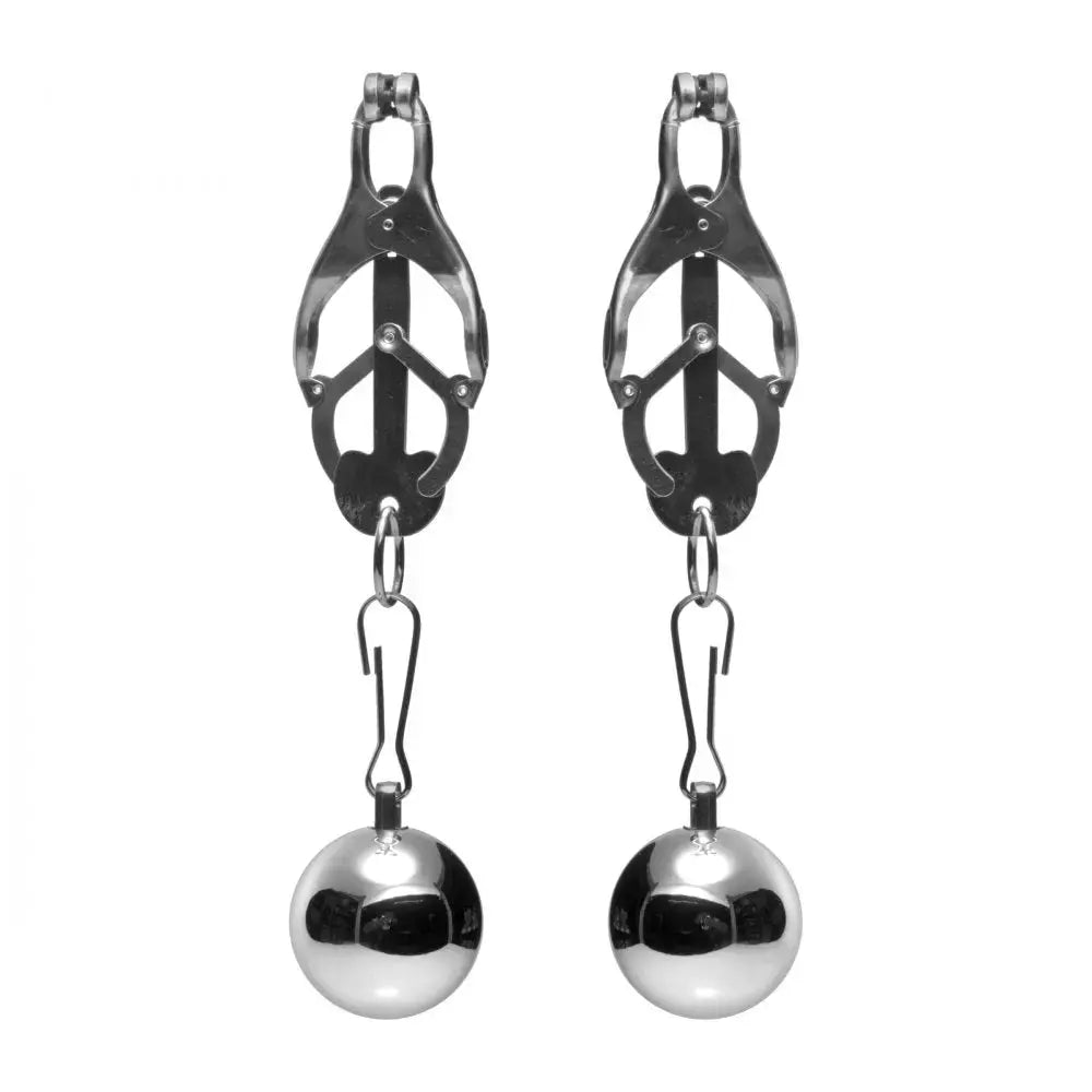 Deviant Monarch Weighted Nipple Clamps  Nipple Clamps