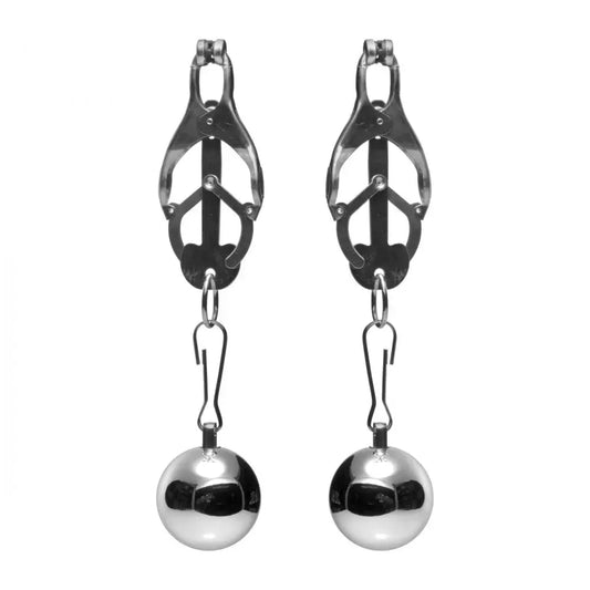 Deviant Monarch Weighted Nipple Clamps  Nipple Clamps