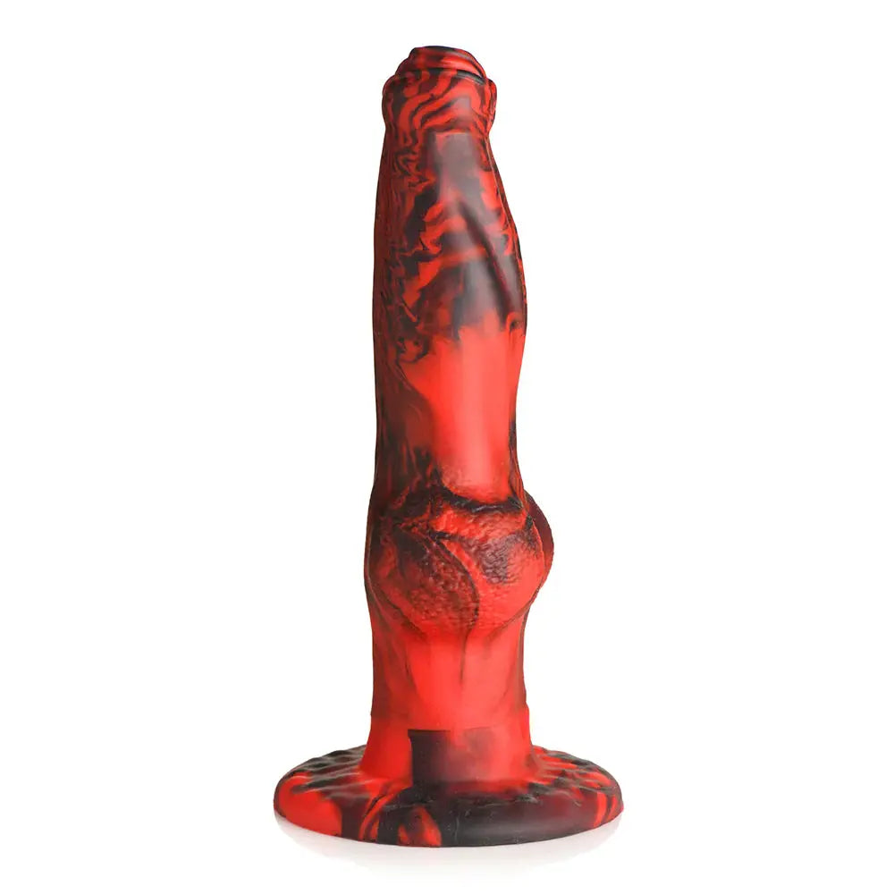 Devil Dog Dildo Werewolf Sex Toy Hell Wolf Vibrating Thrusting Dildo Silicone  Fantasy Dildos