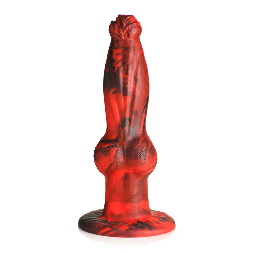 Devil Dog Dildo Werewolf Sex Toy Hell Wolf Vibrating Thrusting Dildo Silicone  Fantasy Dildos