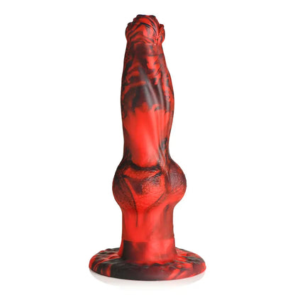 Devil Dog Dildo Werewolf Sex Toy Hell Wolf Vibrating Thrusting Dildo Silicone  Fantasy Dildos