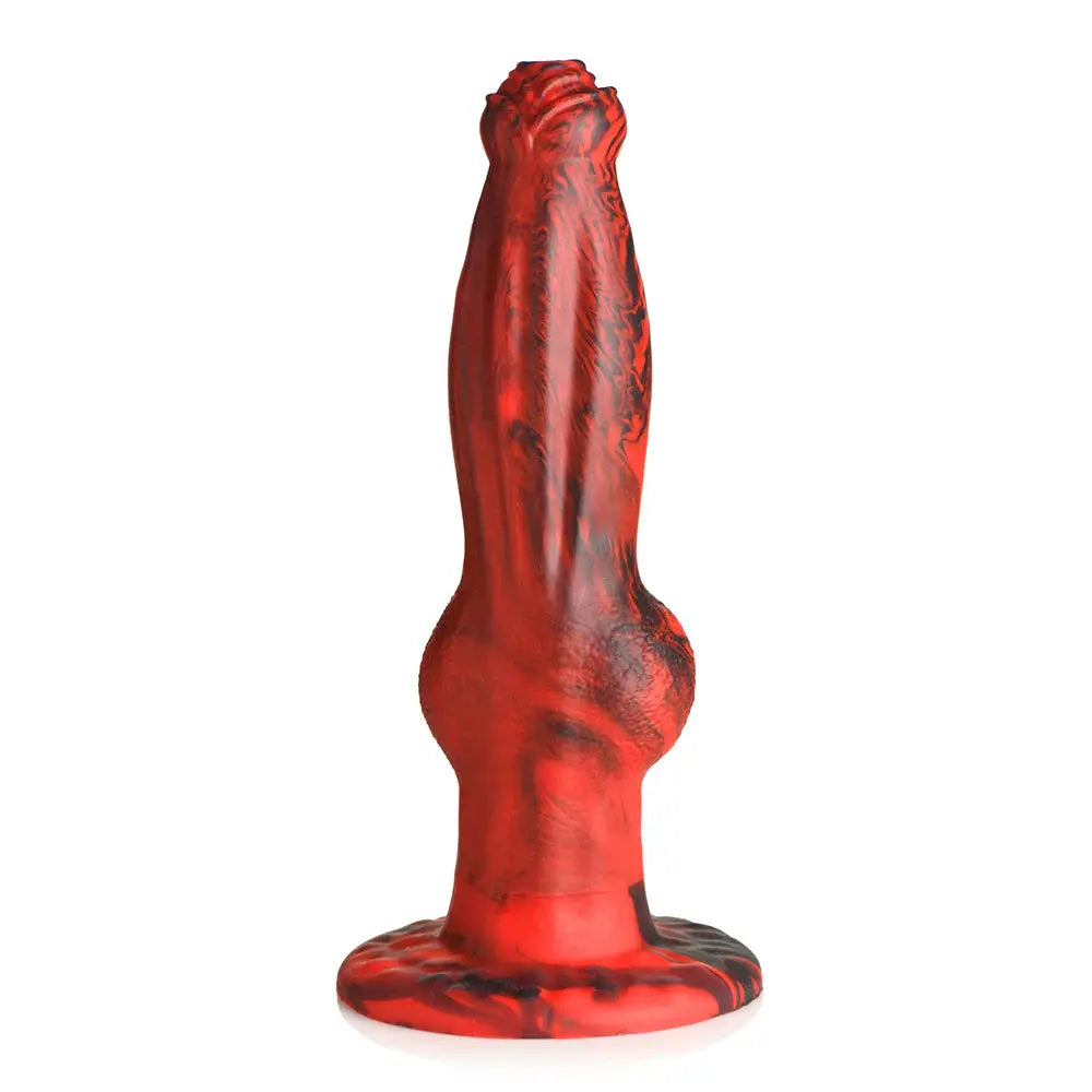 Devil Dog Dildo Werewolf Sex Toy Hell Wolf Vibrating Thrusting Dildo Silicone  Fantasy Dildos