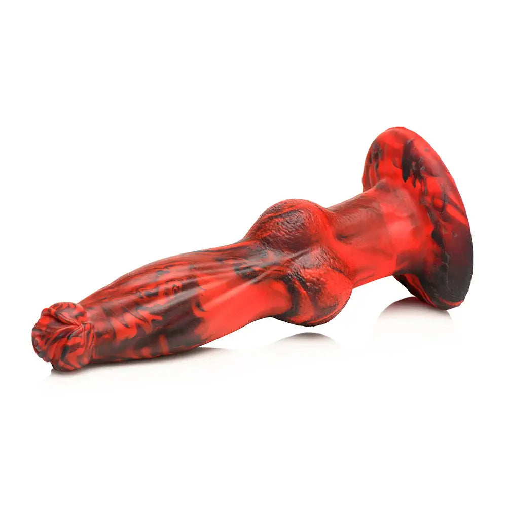 Devil Dog Dildo Werewolf Sex Toy Hell Wolf Vibrating Thrusting Dildo Silicone  Fantasy Dildos