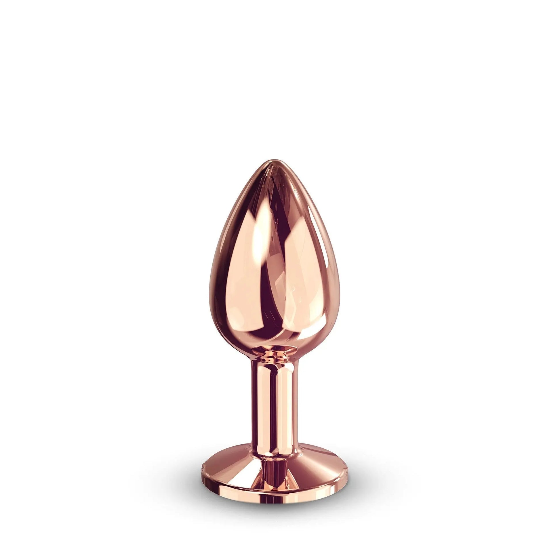 Diamond Plug Rose Gold Small  Metal Anal Plug Sex Toy