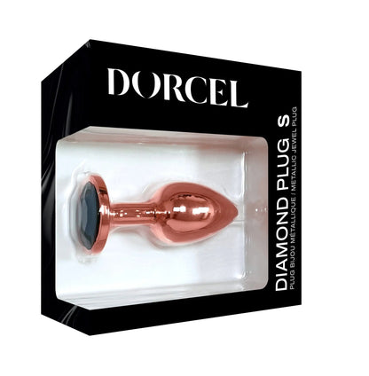 Diamond Plug Rose Gold Small  Metal Anal Plug Sex Toy