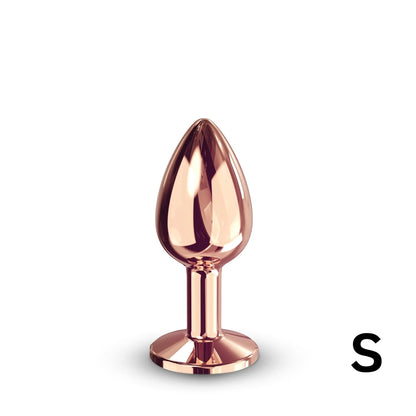 Diamond Plug Rose Gold Small  Metal Anal Plug Sex Toy