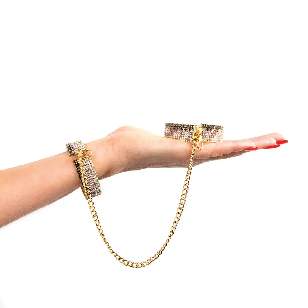 Diamond Sex Handcuffs Bracelet | Elegant Submissive Wrist Cuffs  Restraints and Cuffs