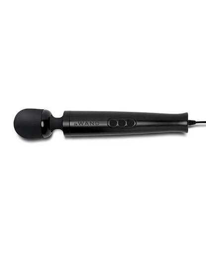 Die Cast Plug-In Vibrating Wand Massager - Black  Wand Vibrator