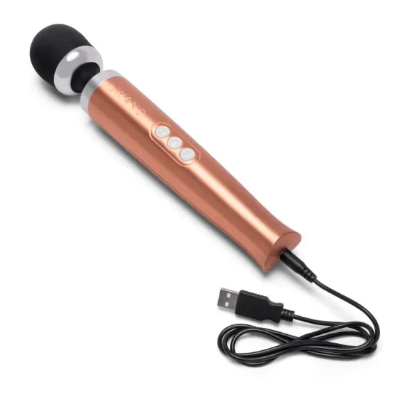 Die Cast Rechargeable Vibrating Massager - Rose Gold  Vibrators