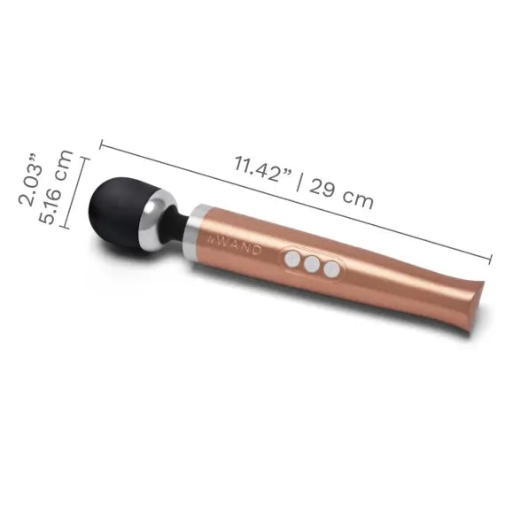 Die Cast Rechargeable Vibrating Massager - Rose Gold  Vibrators