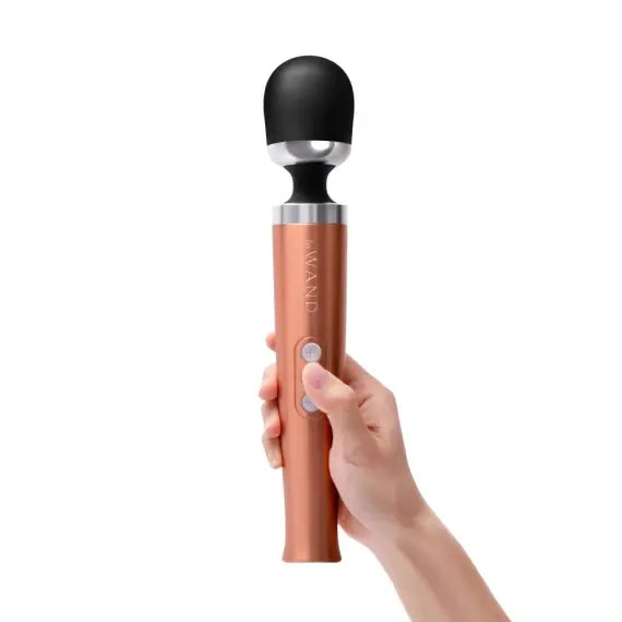 Die Cast Rechargeable Vibrating Massager - Rose Gold  Vibrators