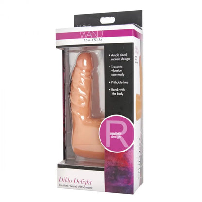 Dildo Delight Realistic Penis Wand Attachment  Wand Attachment