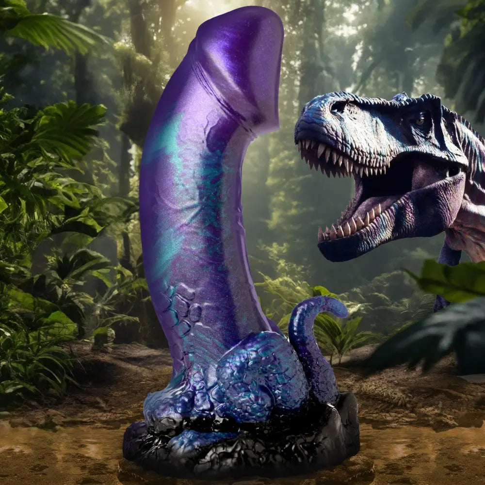 Dinosaur Dildo Fantasy Dildos Dino-Dick Dildo - Large Silicone Sex Toy  Fantasy Dildos