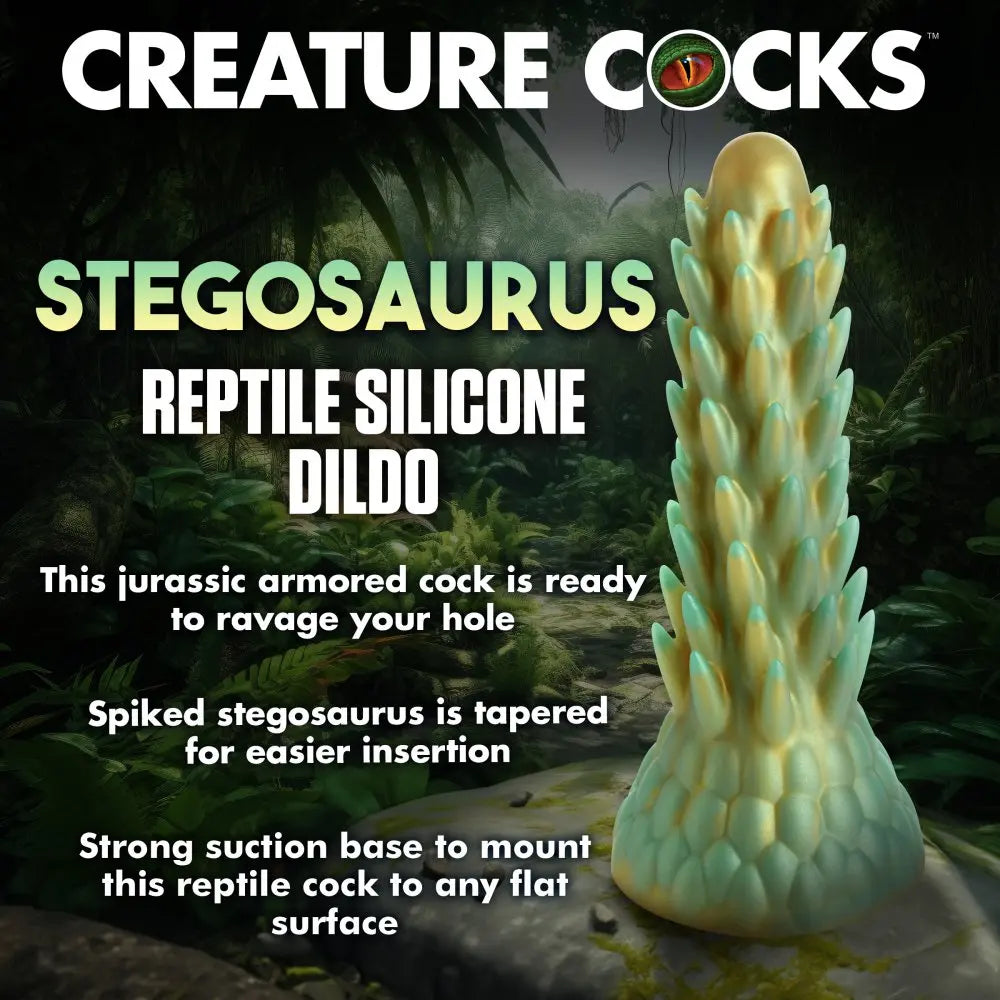 Dinosaur Dildo Fantasy Dildos Stegosaurus Spiky Reptile Dildo Silicone  Fantasy Dildos