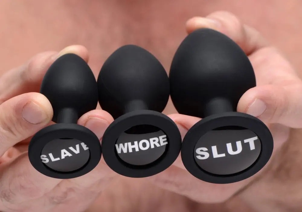 Dirty Words Anal Plug Set  Anal Training