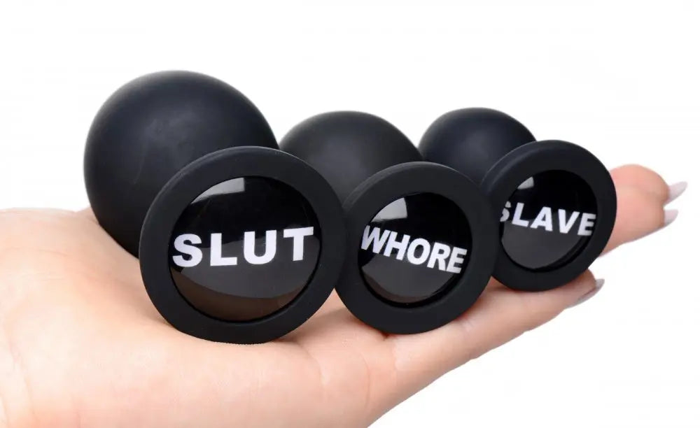 Dirty Words Anal Plug Set  Anal Training