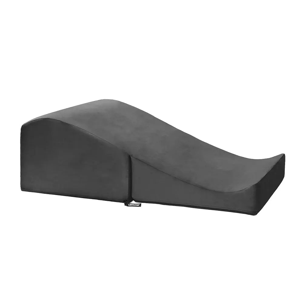 Discreet Sex Furniture Convertible Ottoman Flip Ramp Black Microvelvet  Sex Position Aid