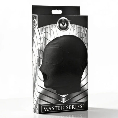 Disguise Open Mouth Bondage Hood with Padded Blindfold  Bondage Hood