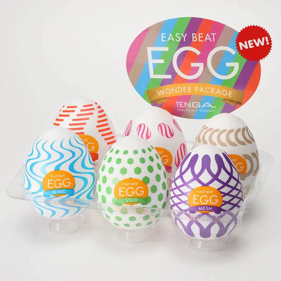 Disposable Male Masturbator Set - Tenga Egg Variety Pack - Wonder  Manual Stroker