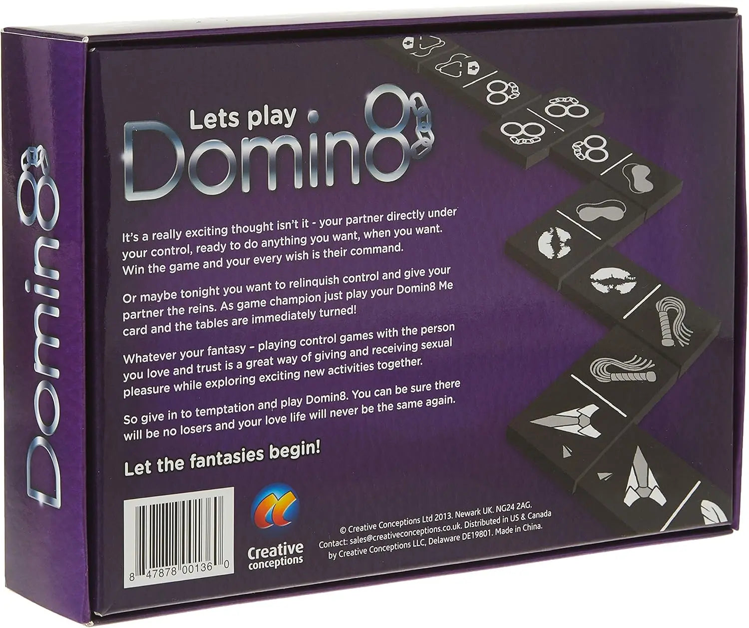 Domin8 Sex Game for Couples BDSM Game - The Winner Takes or Gives All  Games