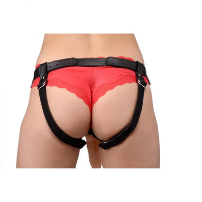Dominance Leather Strap-On Harness Femdom Pegging Harness BBD Brands Dominance Leather Strap-On Harness Femdom Pegging Harness BBD Brands
