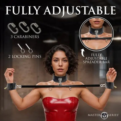 Dominion Bar Spreader Bar with Collar & Restraints 