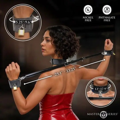 Dominion Bar Spreader Bar with Collar & Restraints 