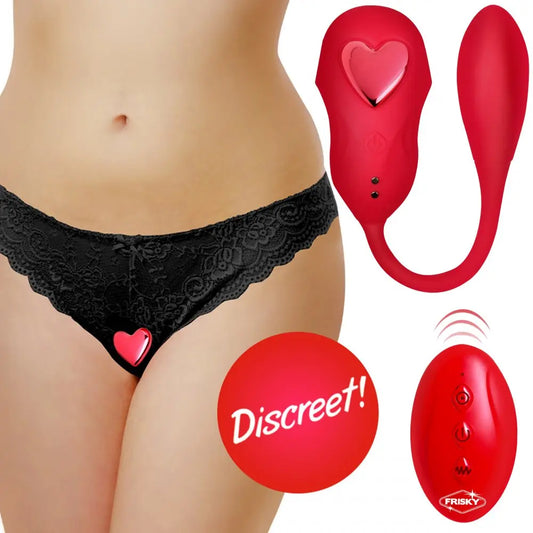 Double Love Connection Silicone Panty Vibrator with Remote Control  Vibrating Toys