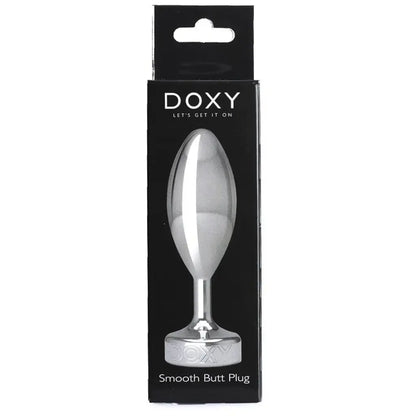 Doxy Luxury Metal Butt Plug Sex Toy - Smooth  Metal Anal Plug Sex Toy