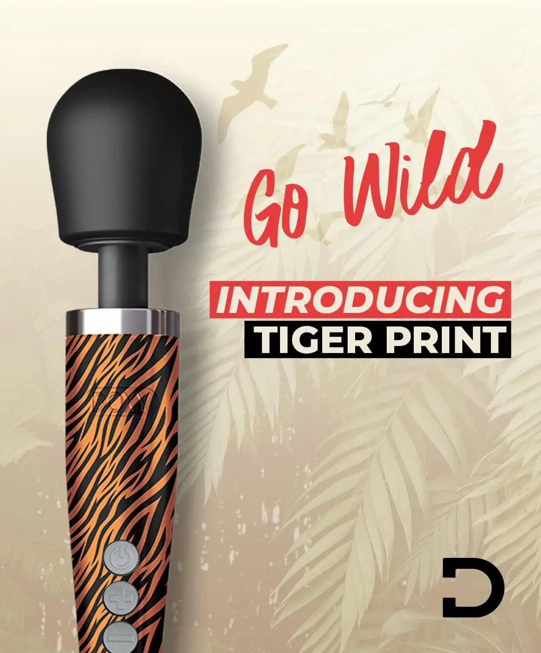 Doxy Wand Die Cast - Powerful Tiger Wand Vibrator  Vibrators