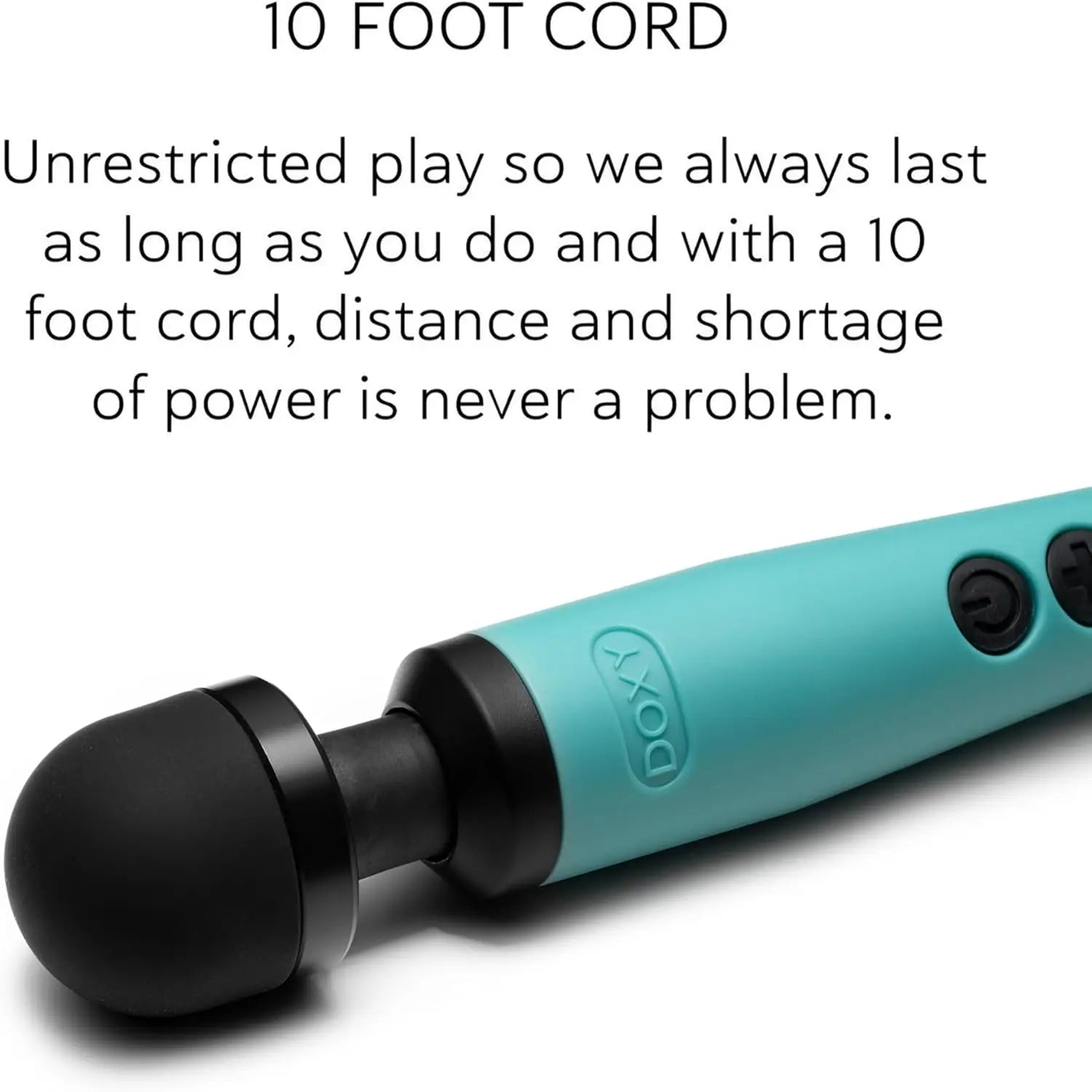 Doxy Wand Vibrator 3 USB-C - Turquoise  Vibrators