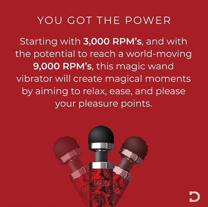 Doxy Wand Vibrator Die Cast 3 - Roses Powerful Vibrator  Vibrators