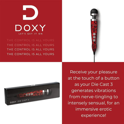 Doxy Wand Vibrator Die Cast 3 - Roses Powerful Vibrator  Vibrators
