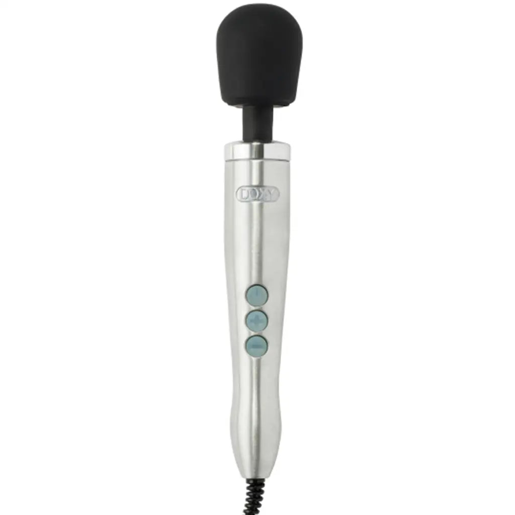 Doxy Wand Vibrator Die Cast - Brushed Metal Best Wand Sex Toy  Wand Vibrator