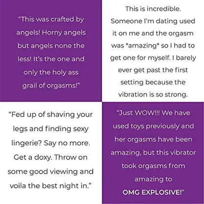 Doxy Wand Vibrator Die Cast - Purple Powerful Vibrator  Vibrators