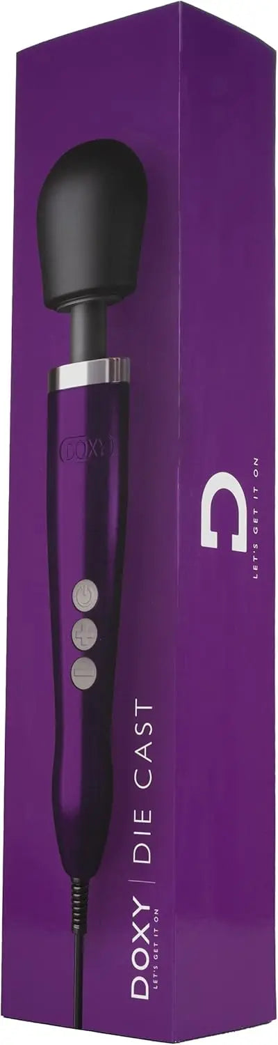 Doxy Wand Vibrator Die Cast - Purple Powerful Vibrator  Vibrators