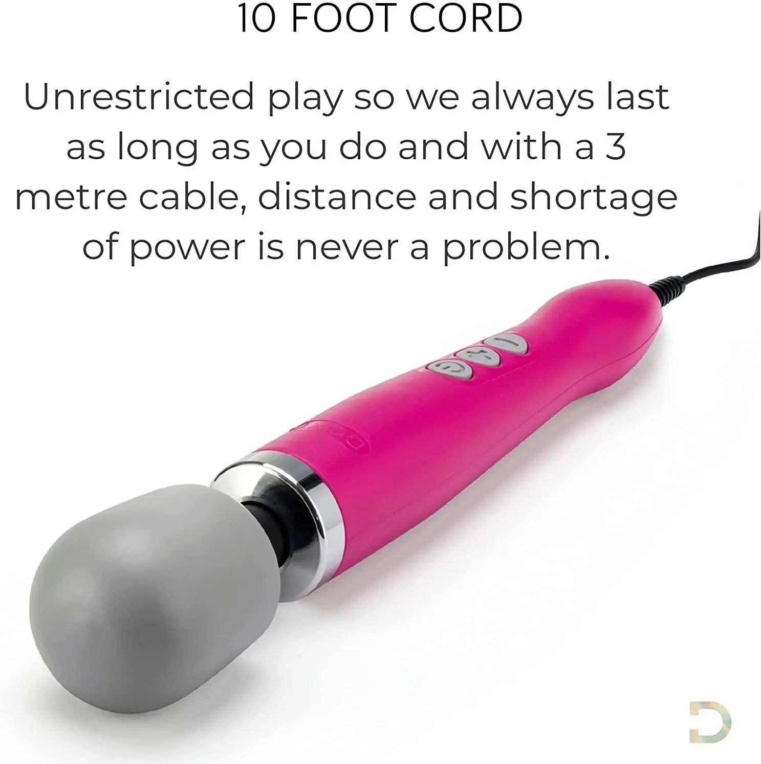 Doxy Wand Vibrator Original - Pink Powerful Vibrator  Vibrators