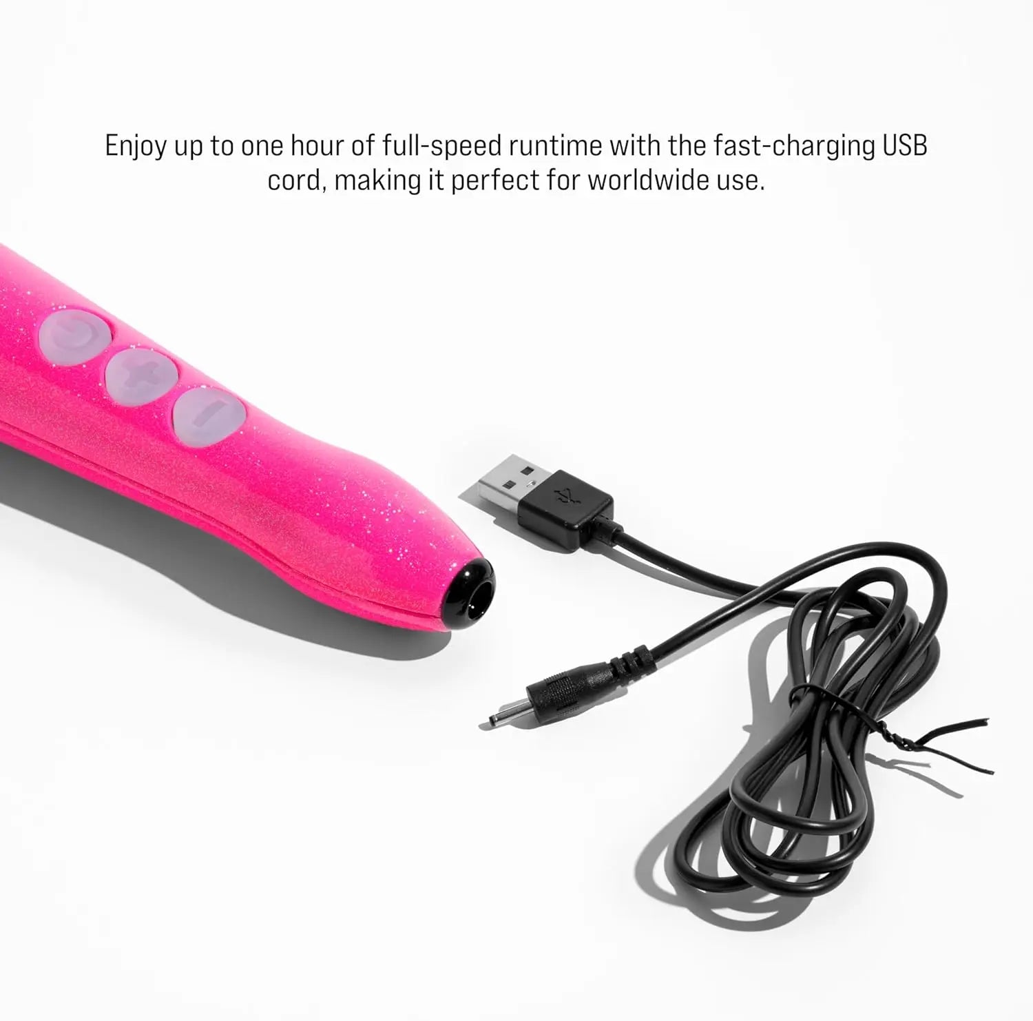 Doxy Wand Vibrator Rechargeable Sex Toy Die Cast 3R Hot Pink  Vibrators