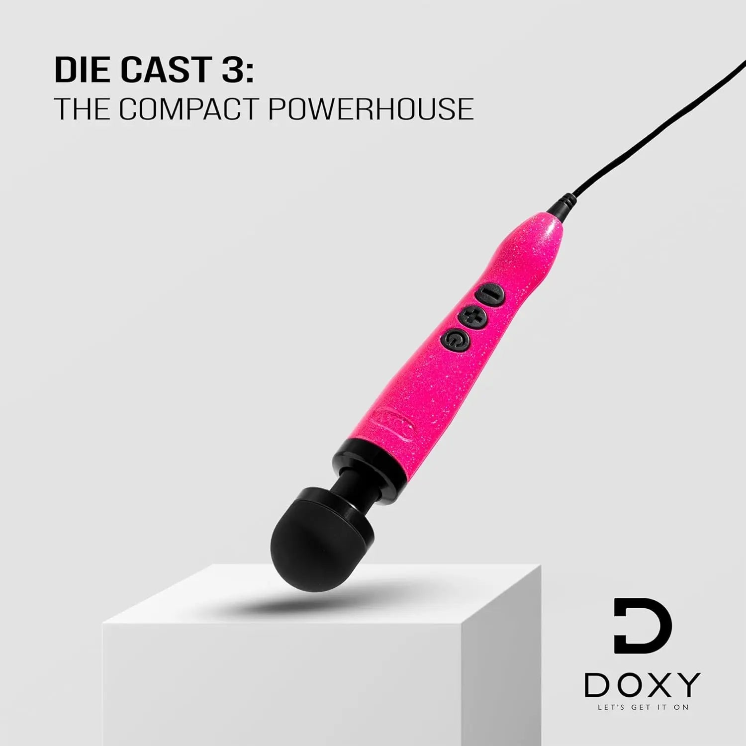 Doxy Wand Vibrator Sex Toy Die Cast 3 - Breast Cancer Awareness Edition  Vibrators