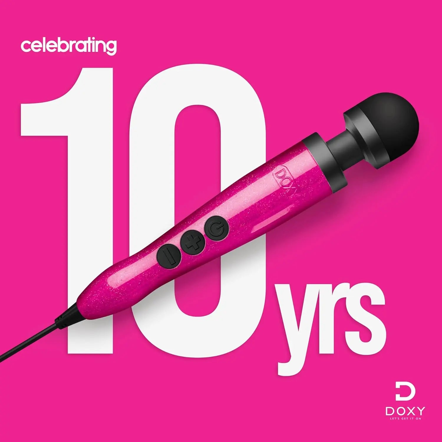 Doxy Wand Vibrator Sex Toy Die Cast 3 - Breast Cancer Awareness Edition  Vibrators