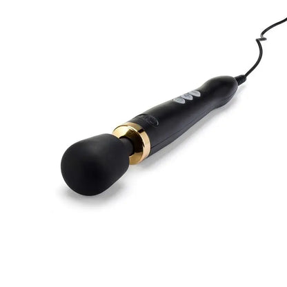 Doxy Wand Vibrator Sex Toy Die Cast - Matte Black / Gold  Wand Vibrator