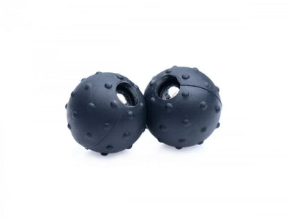 Dragon's Orbs Nubbed Silicone Magnetic Balls  Nipple and Clit Toys
