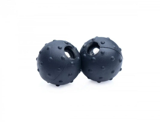 Dragon's Orbs Nubbed Silicone Magnetic Balls  Nipple and Clit Toys