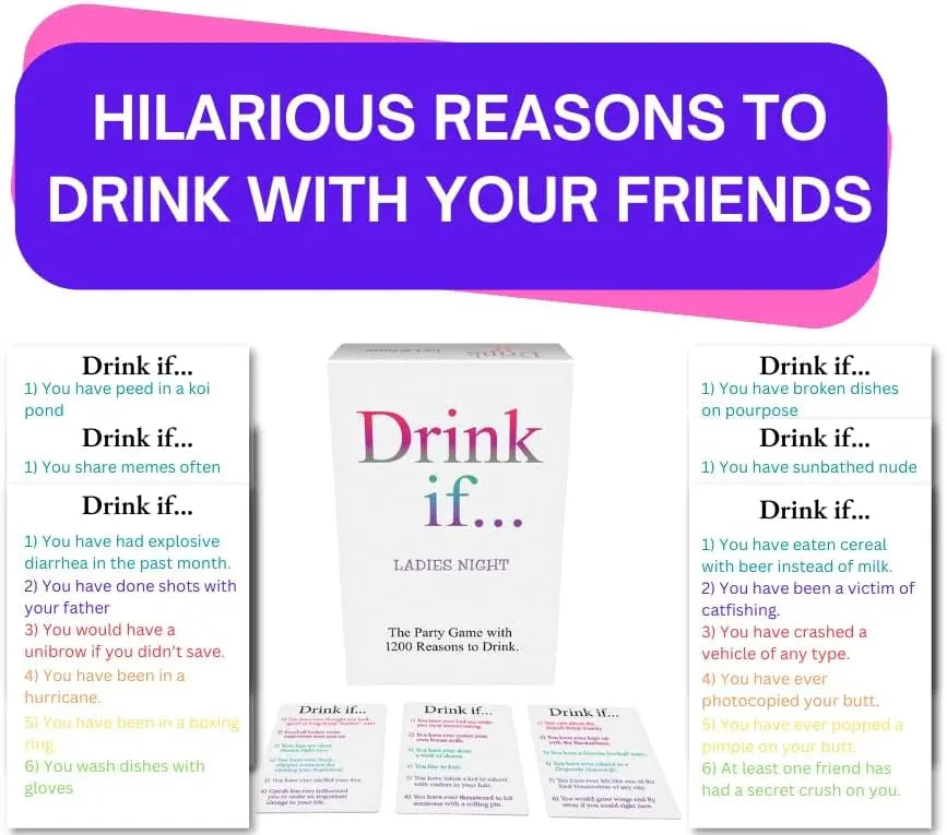 Drink If... Ladies Night Game  Games - Drinking
